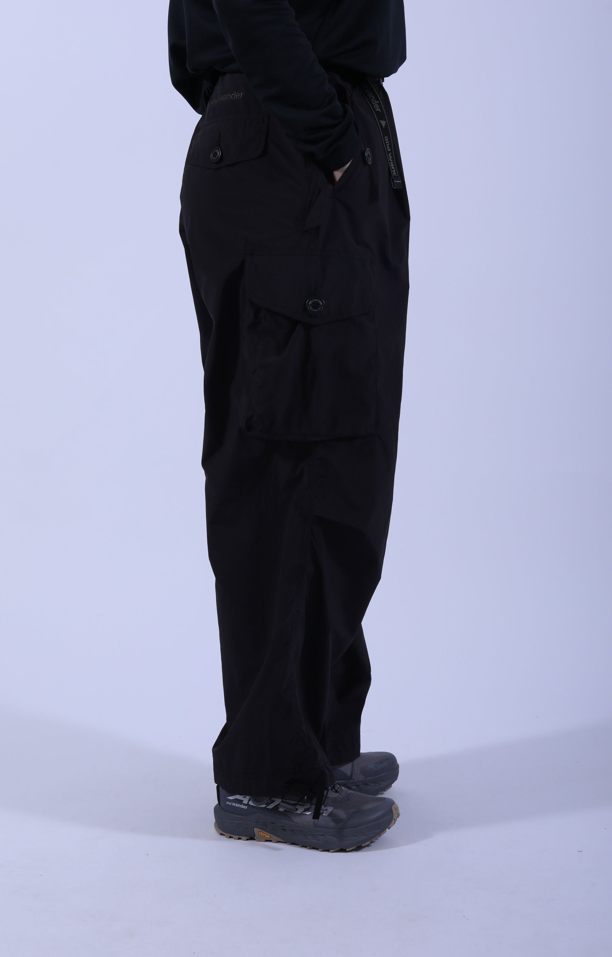 Oversized Cargo Pants Black