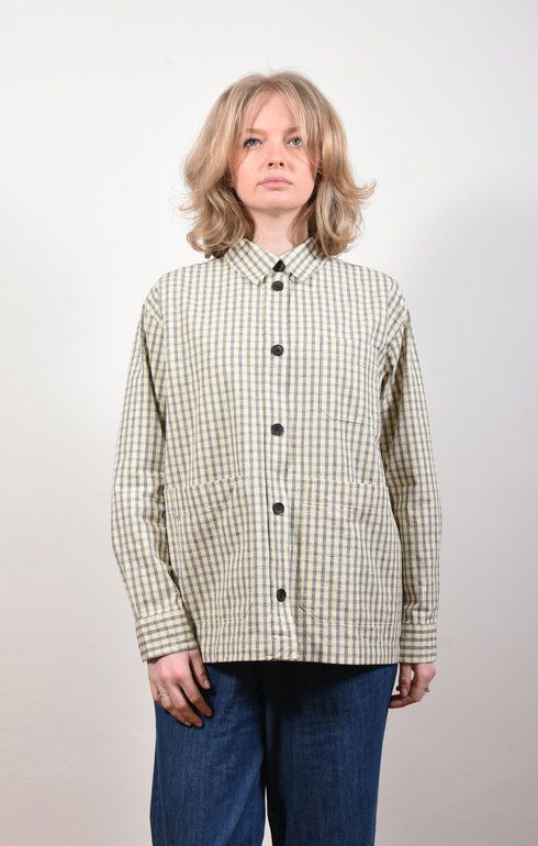 Ashly Shirt Check Mix Navy