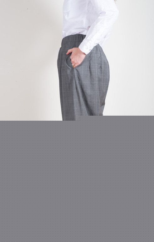 Balloon Pant Grey Tropical