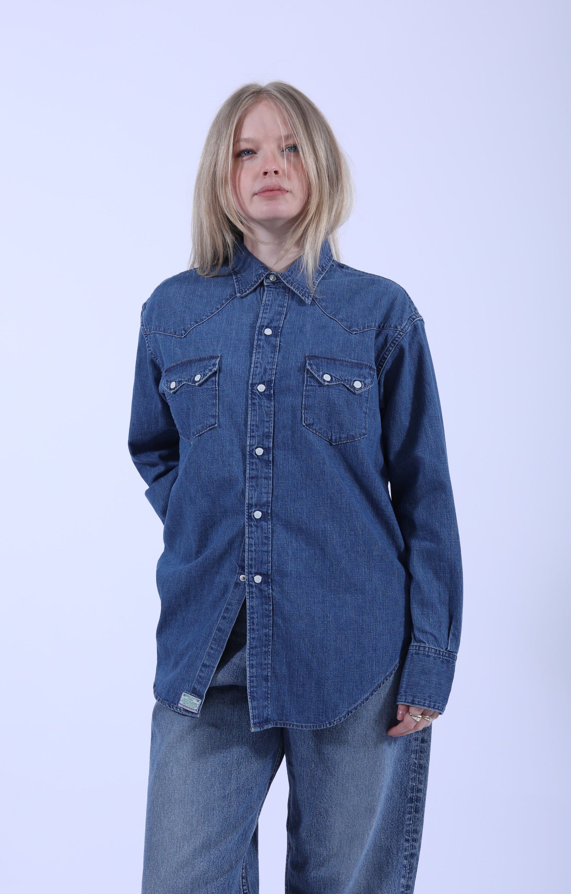 Denim Western Shirt Denim Used