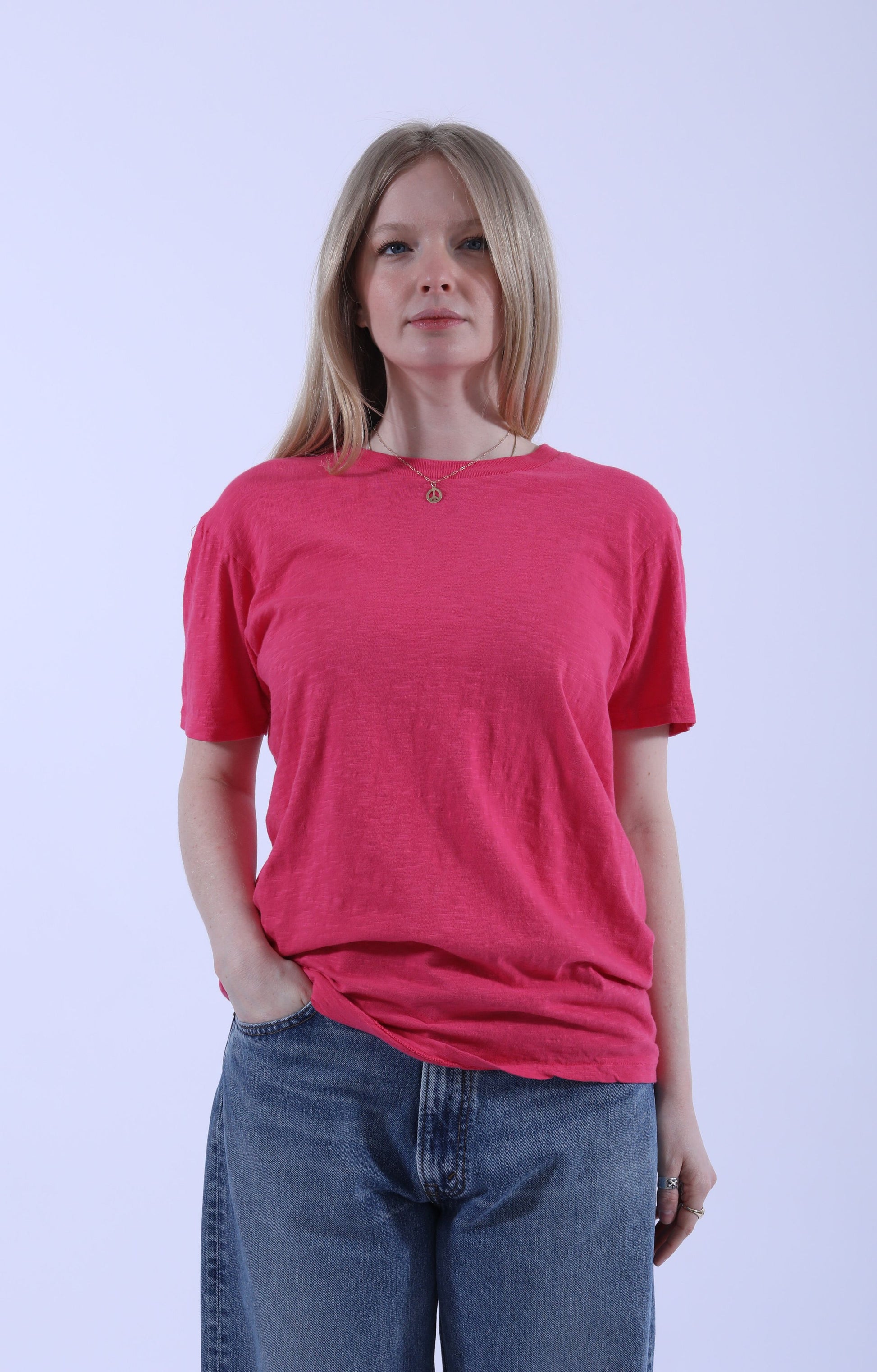 Rolled S/S Regular Tee Phoenix Red