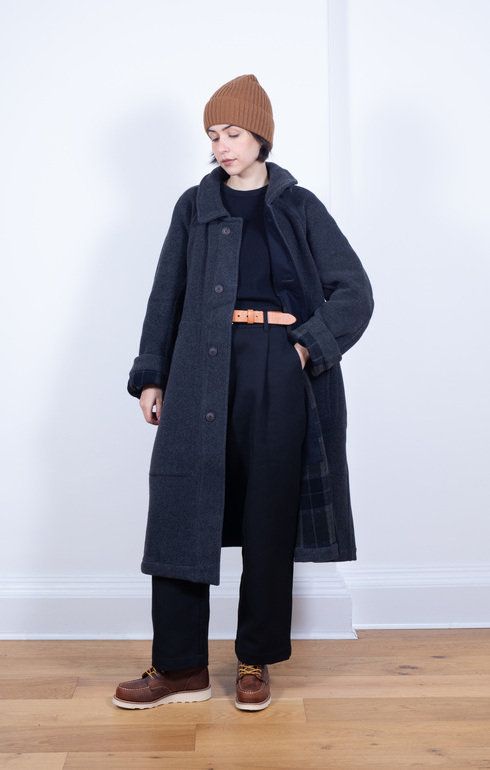 Army Trench Reversible Golf Wool Caviar