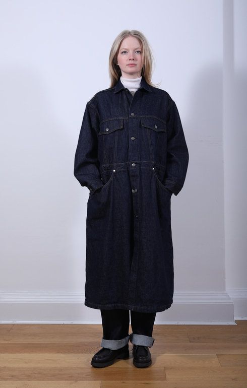 Denim Coat One Wash