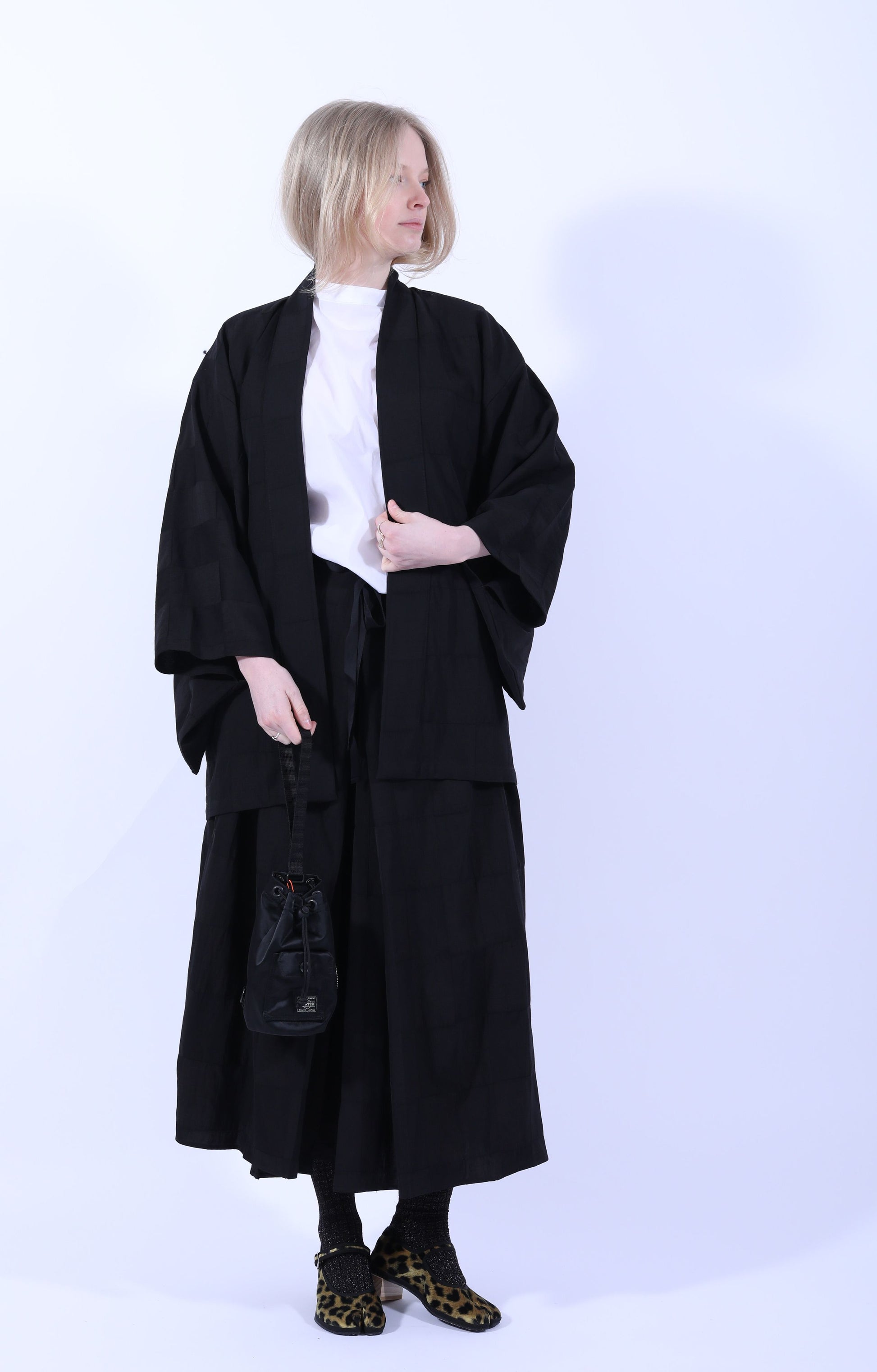 Hakama Pant Jacquard Black