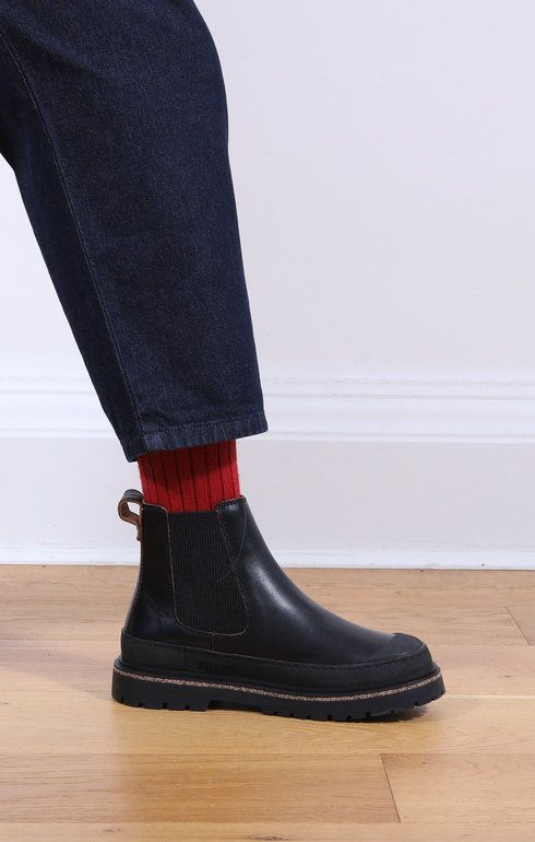 Prescott Slip On Oiled Leather Black