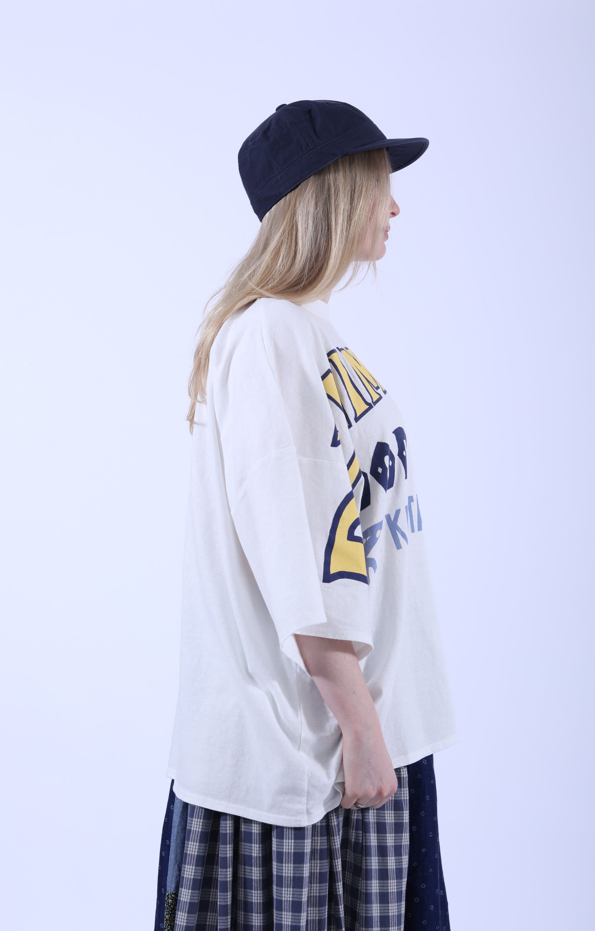 Jersey Huge-T (DENIM REPAIR) White