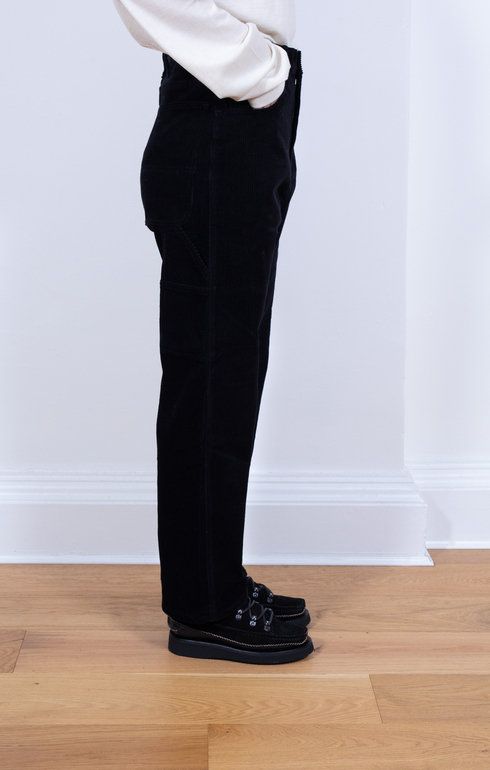 Drop Crotch Painter Pants 8W Cord Black