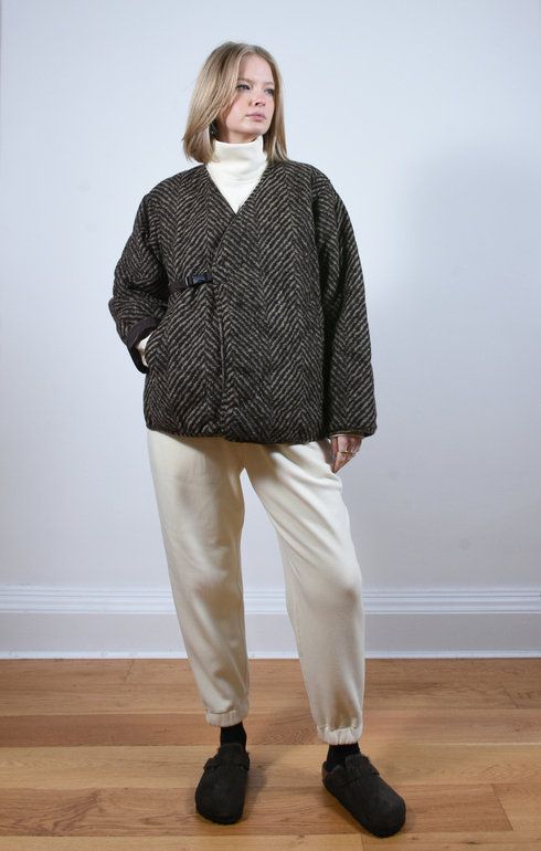 Cuffed Sweat Pants Natural