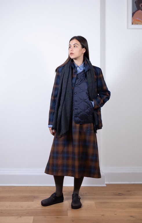 Shirt Collar Jacket - Navy