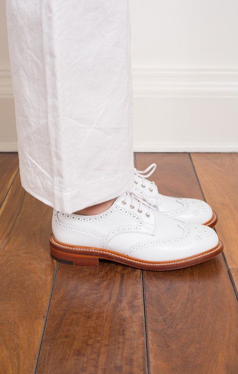 Anne Derby Brogue White
