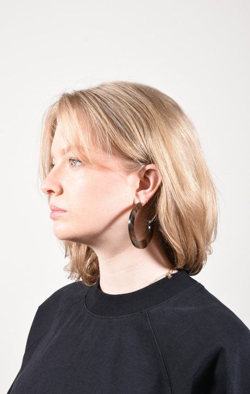 Earrings Horn Mod. Lou Brown