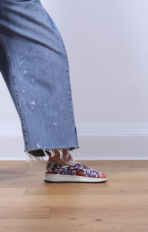 Canyon Aztec - Navy/Orange/White