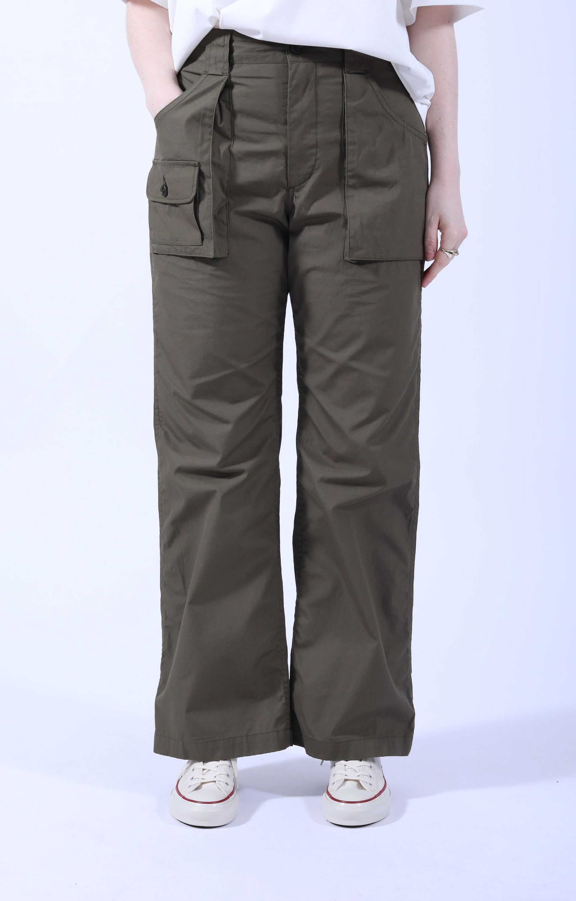 5P Pant Olive Cotton