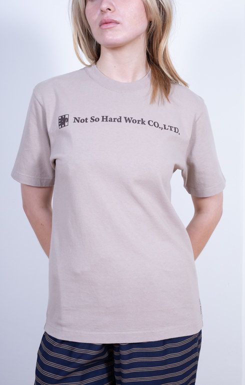 NSHW Print Tee Brown