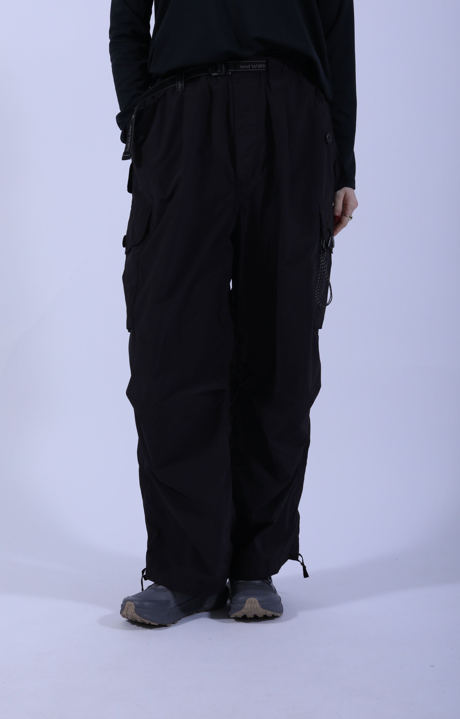 Oversized Cargo Pants Black