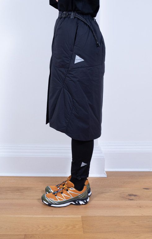 Top Fleece Skirt Black