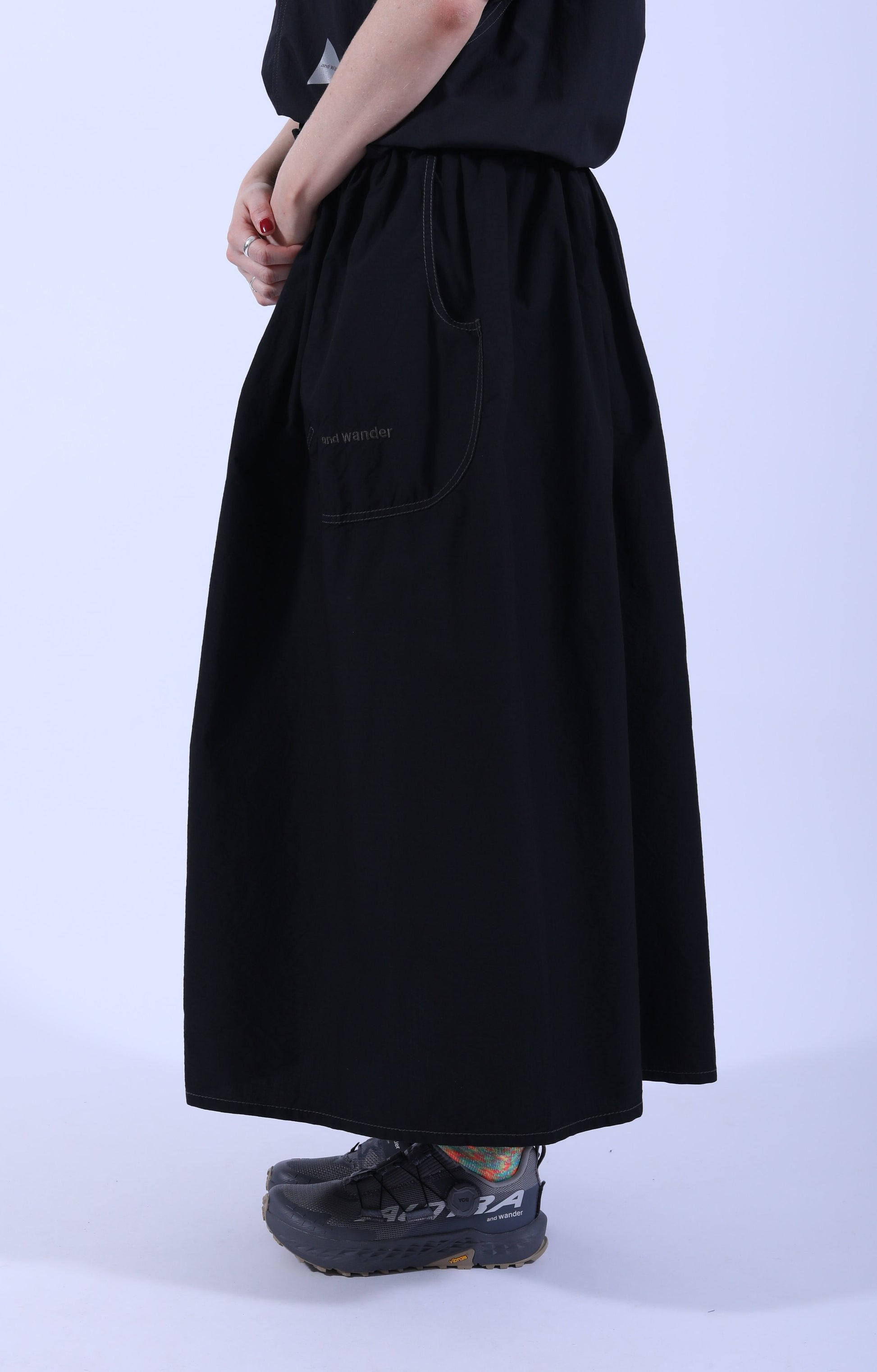 Cordura Rip Skirt Black