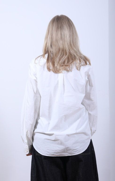 GB Unisex Shirt Poplin White