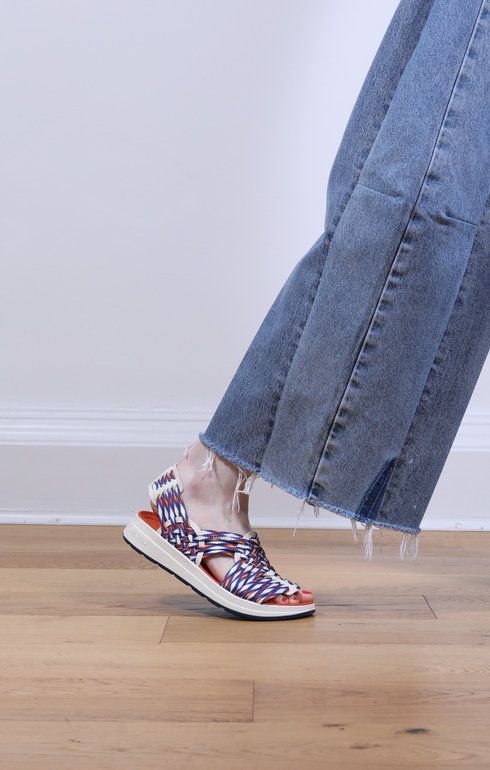 Canyon Aztec - Navy/Orange/White