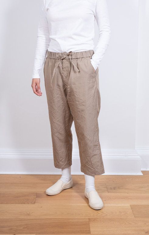 Cropped Easy Field Trousers Camel