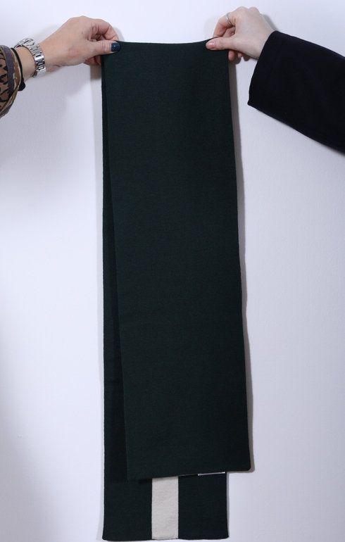 School Boy Muffler Scarf D.Green