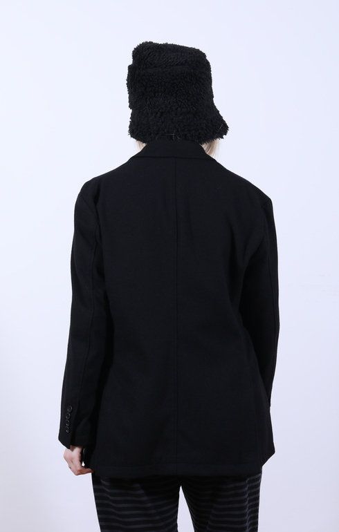 Trans Jacket Flannel Black