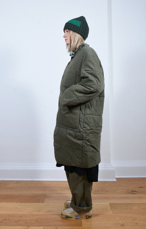 Rip Stop Quilt SAMU Coat Khaki