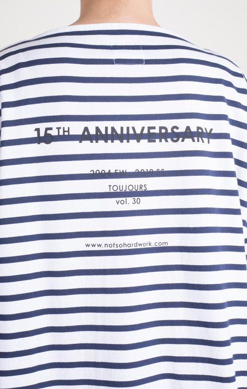 15th Back Print Shirt W/G Navy