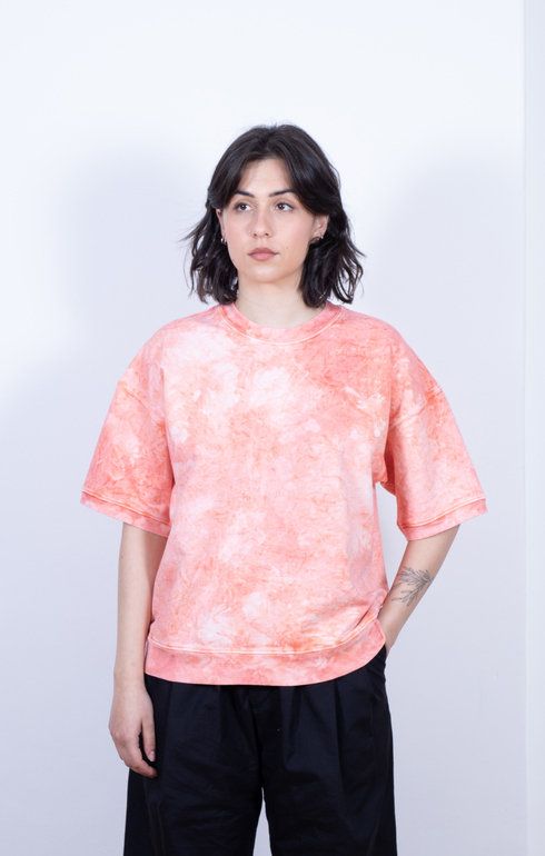 French Terry Cropped S/S Sweat Tie Dye