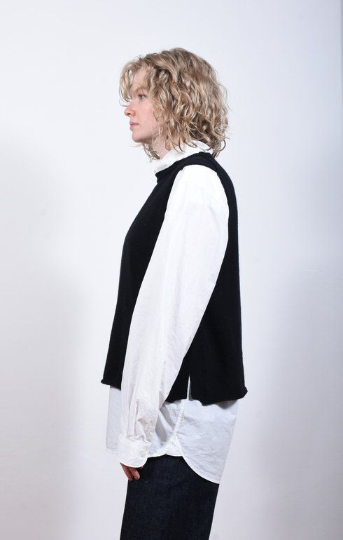 Tabard Vest w/ Pocket Black