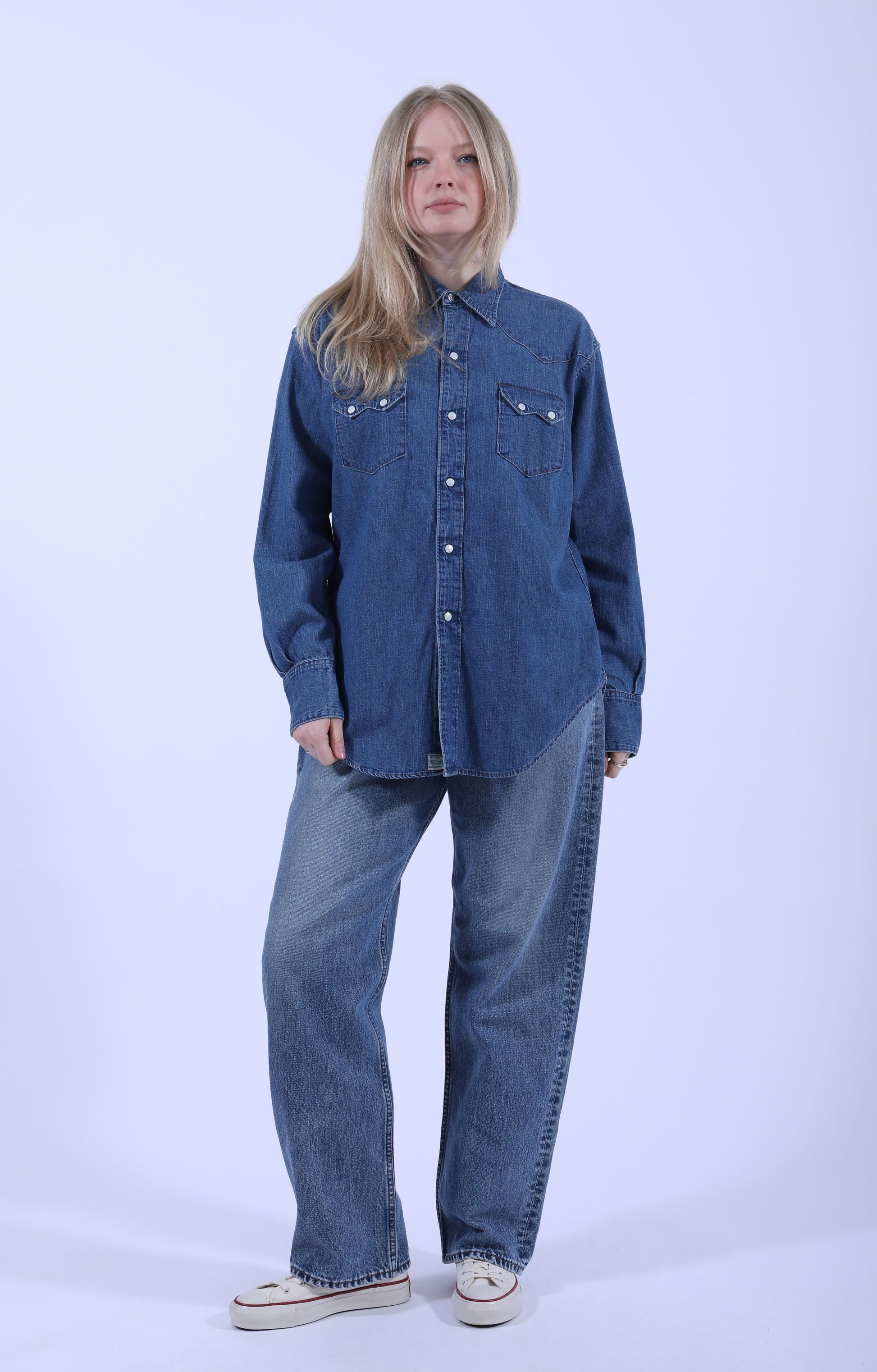 Denim Western Shirt Denim Used