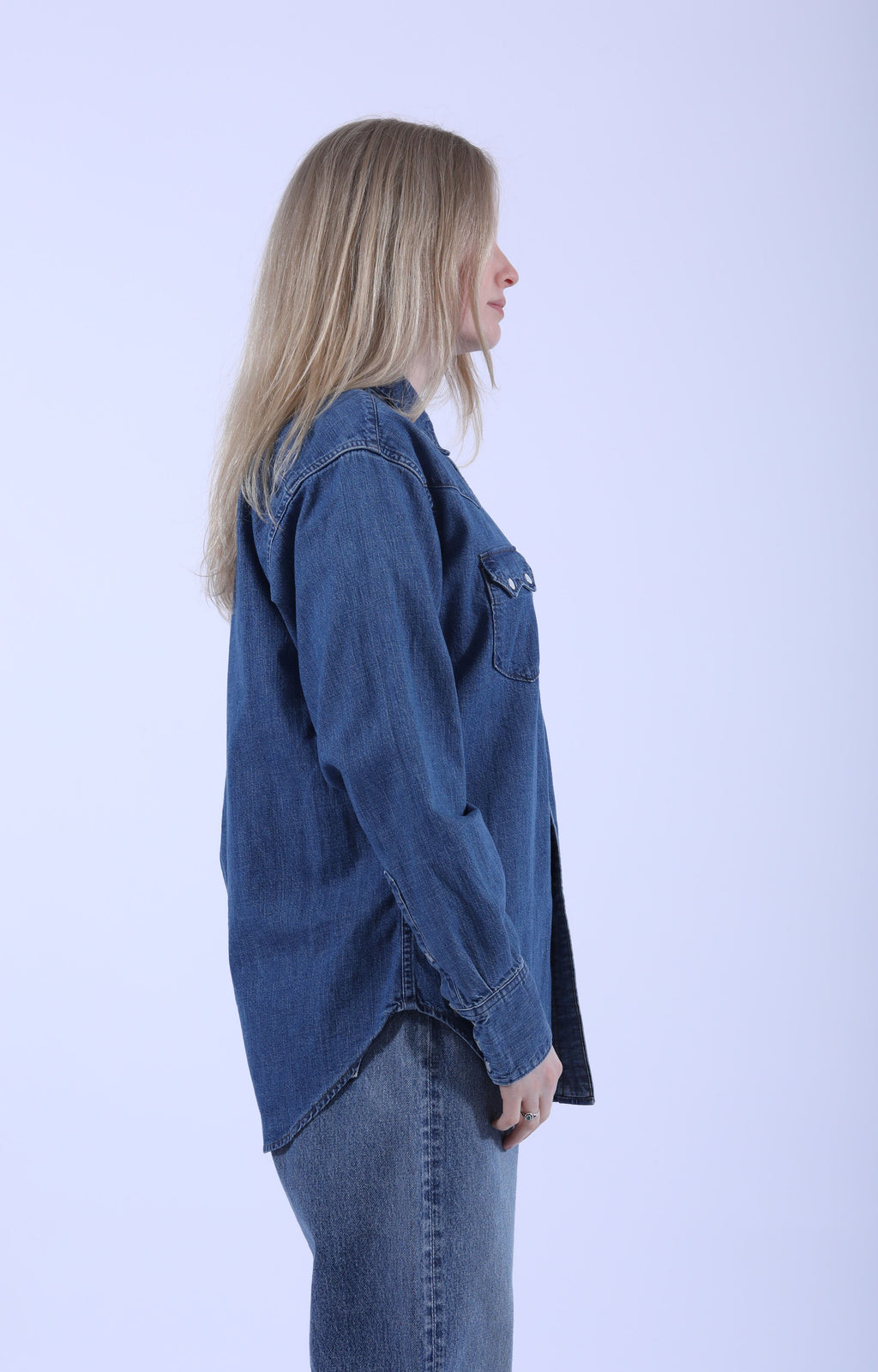 Denim Western Shirt Denim Used