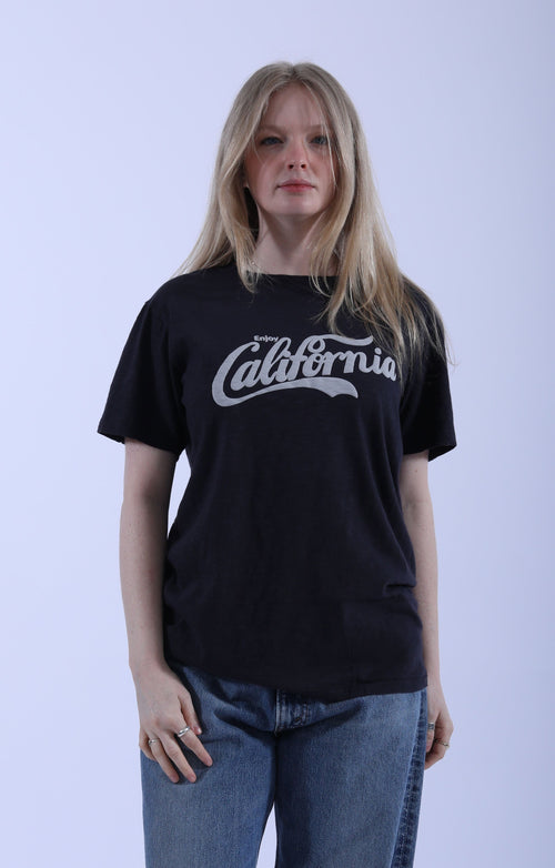 "Enjoy Cal" Tee Black