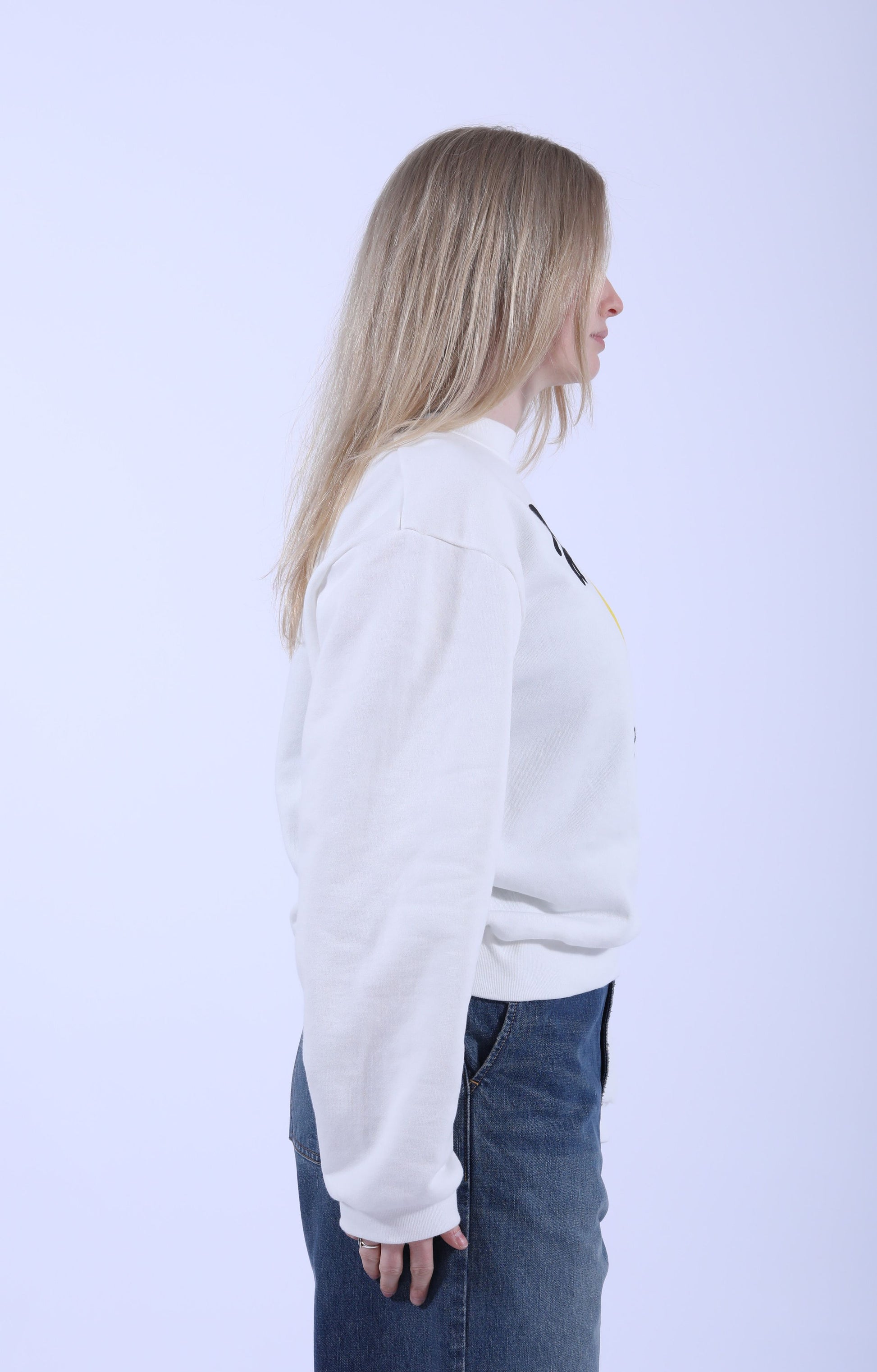 Eco Crew Sweat CATPITAL White