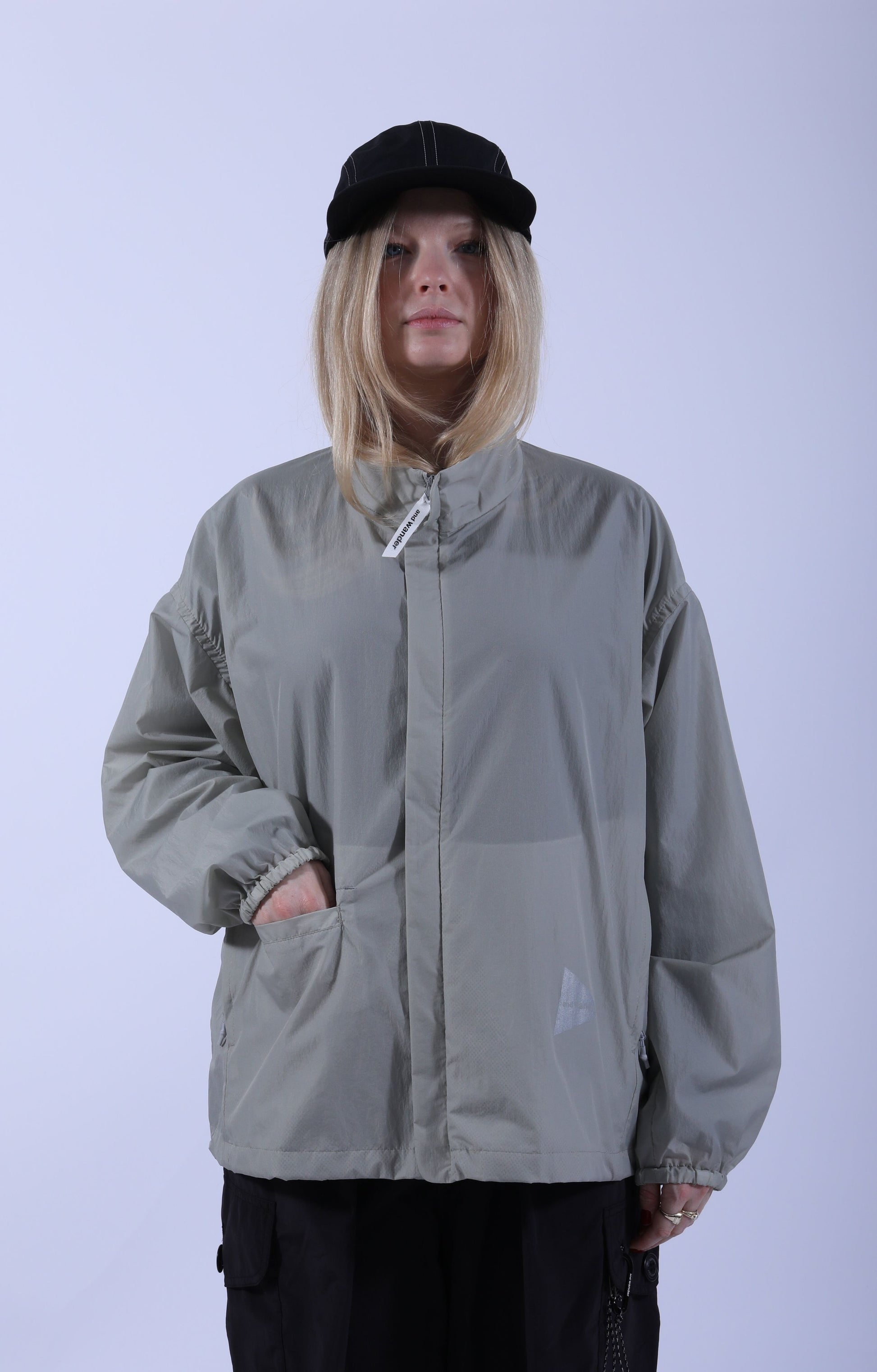 Oversized Ripstop Jacket L.Beige