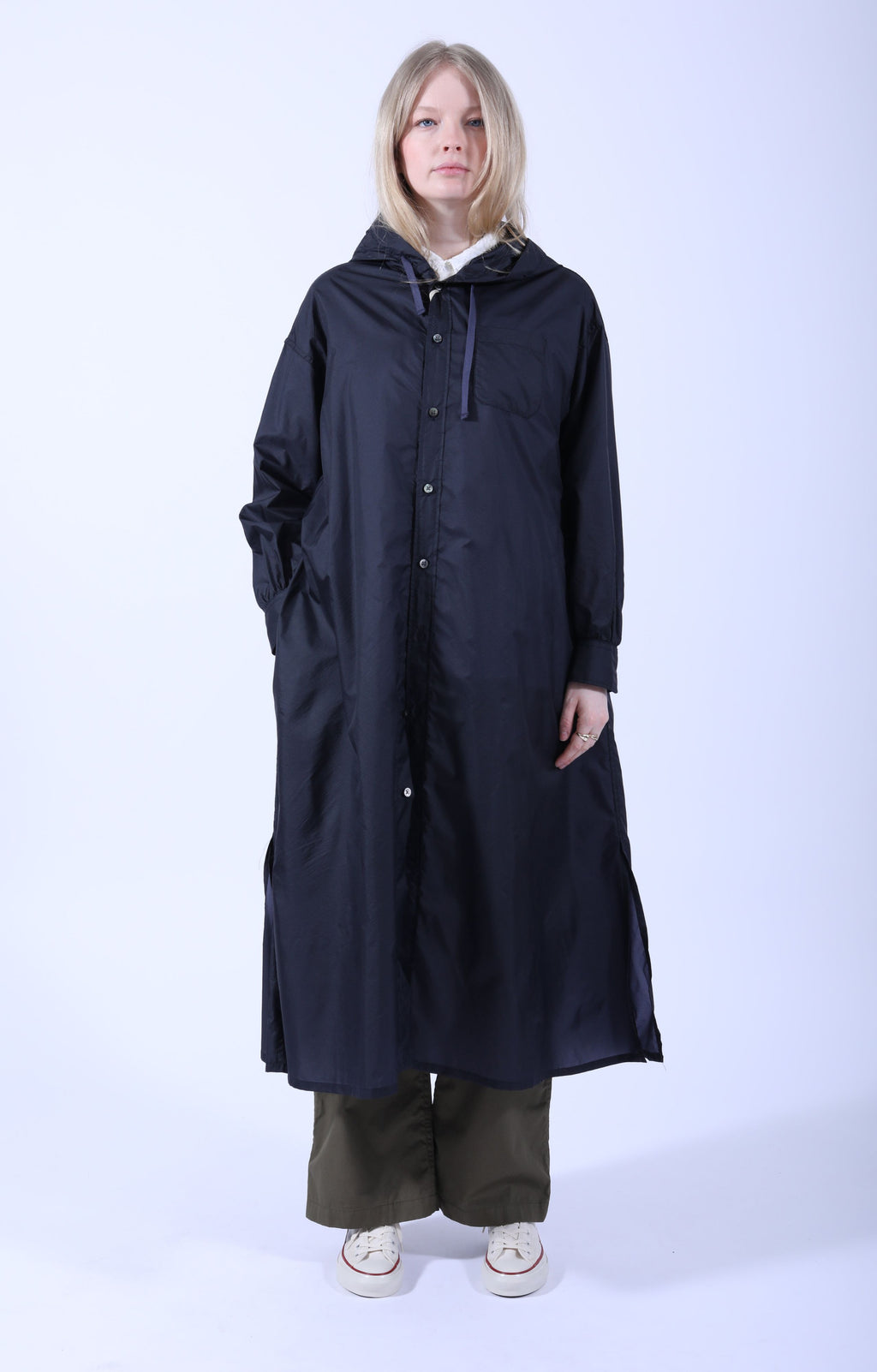 Hooded DB Dress Dark Navy