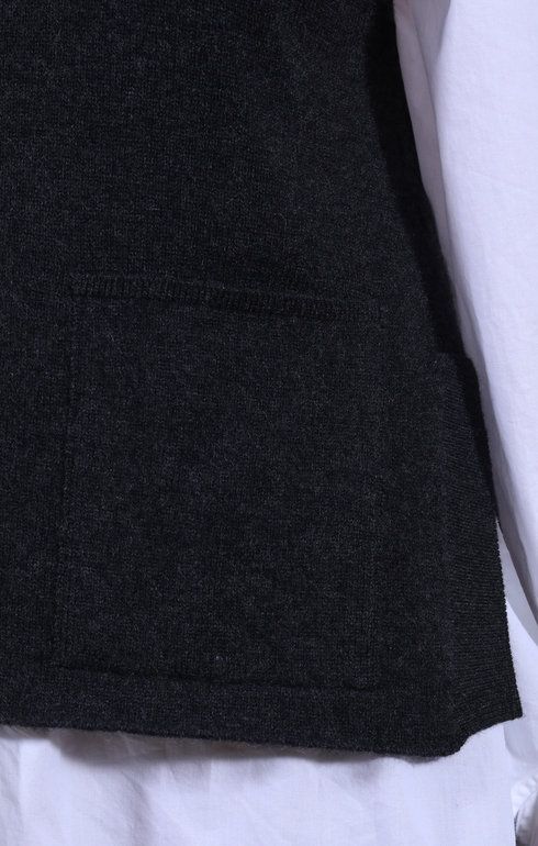 Tabard Vest w/ Pocket Charcoal