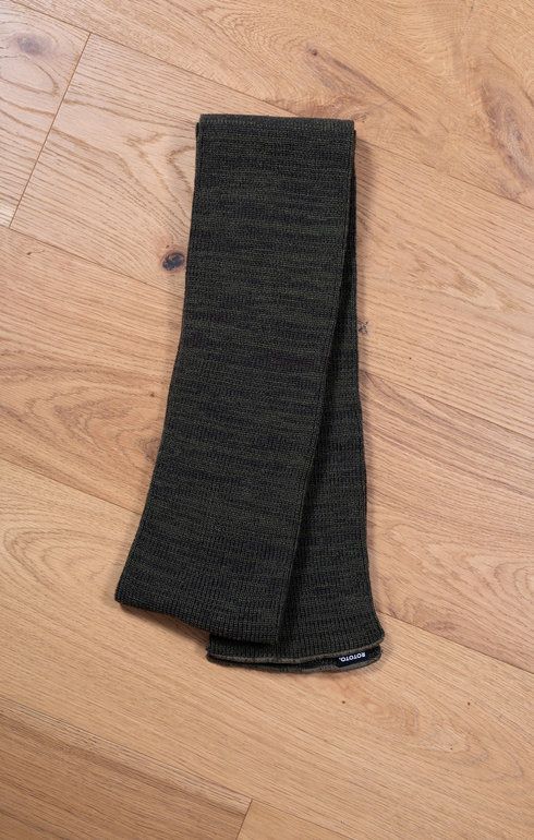 Rototo Sock Stole Scarf - Olive/Charcoal