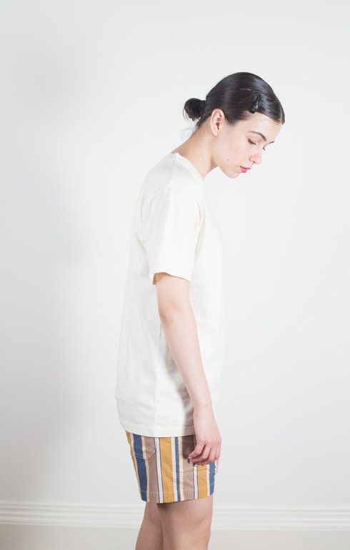 Crew Neck T-Shirt Natural