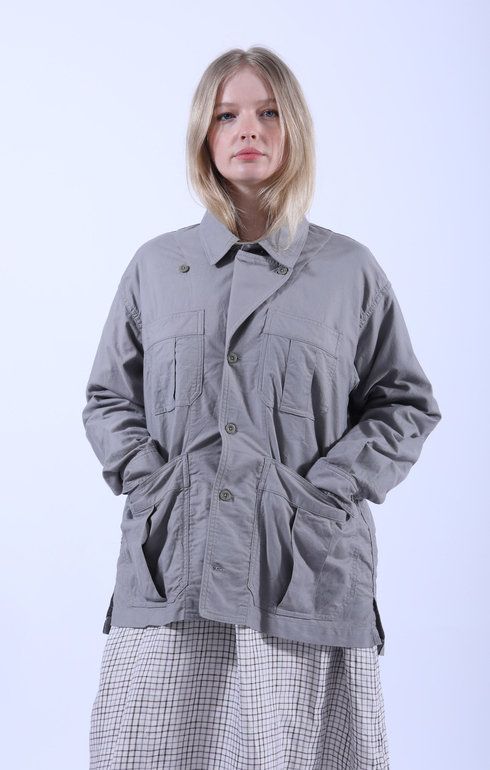 Military Shirt Jacket Gray