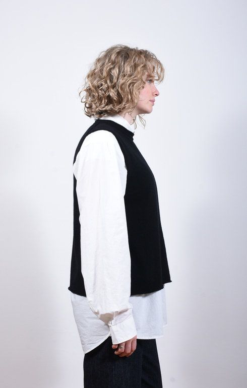 Tabard Vest w/ Pocket Black