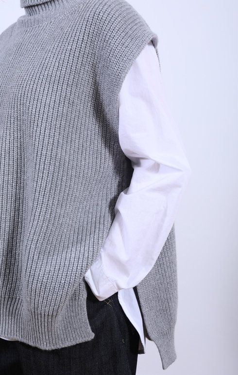 Meri Roll Neck Tabard Friburgo