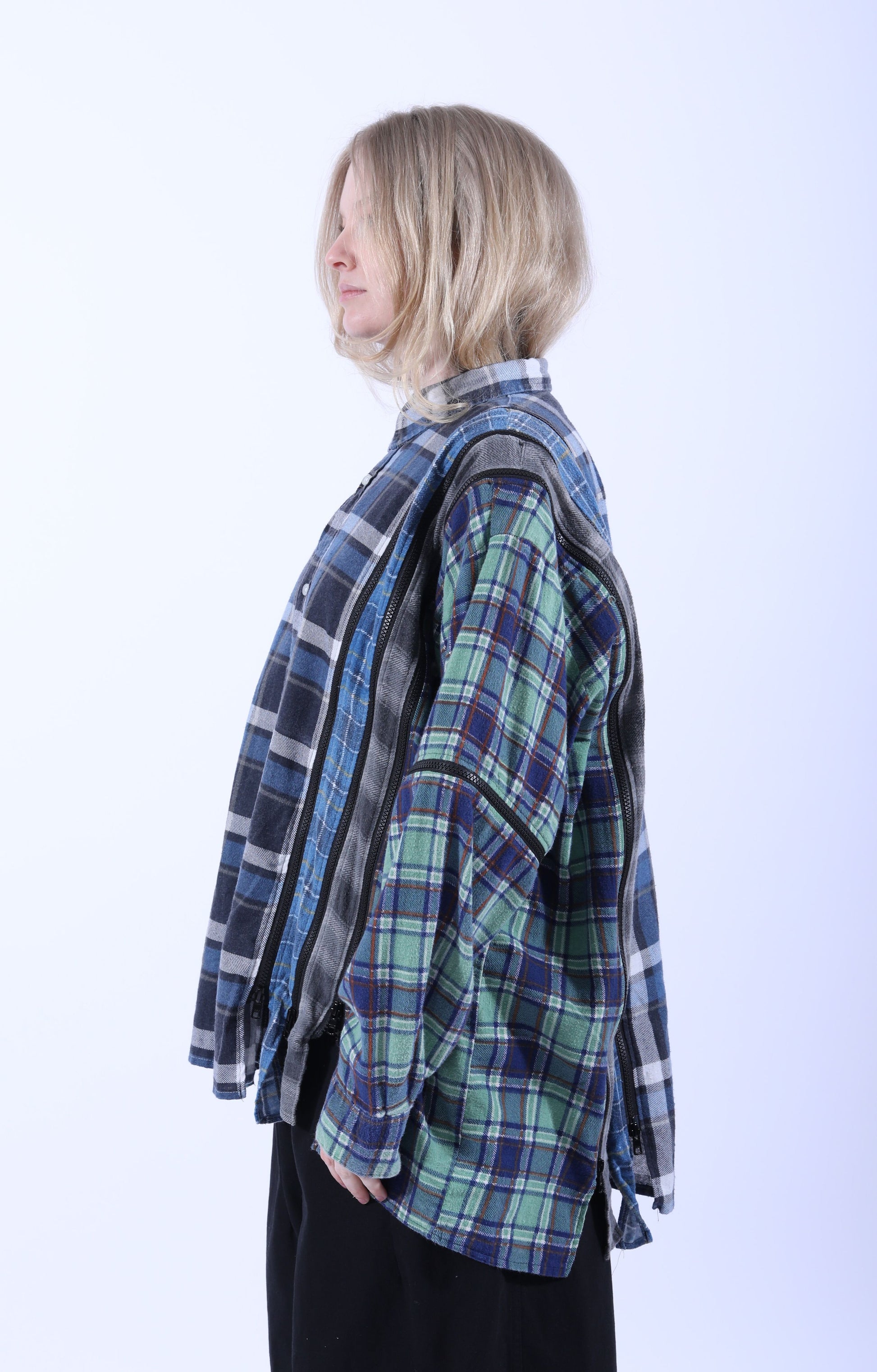 Rebuild By Needles Flannel Shirt Zips #1