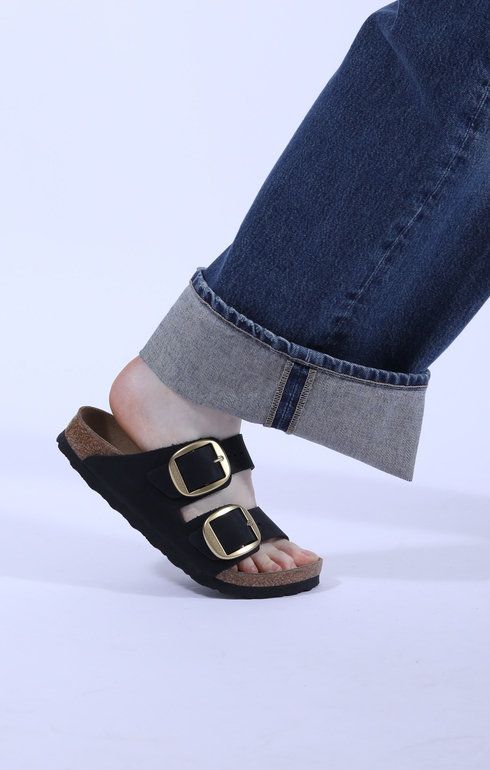 Arizona Big Buckle Black (Gold)