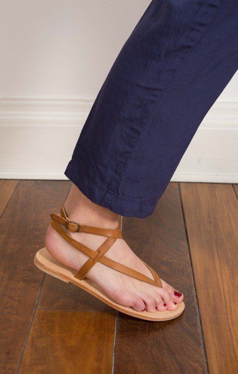 Leather Sandals Tan