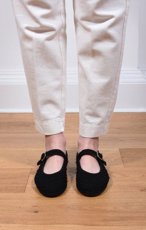 Mary Jane Casentino Ness Shoes Black