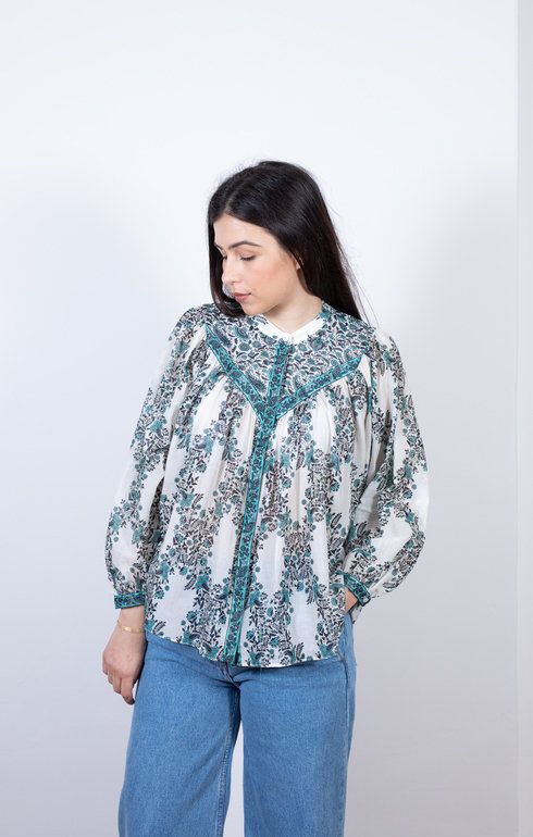 Shirt Corniche Aqua