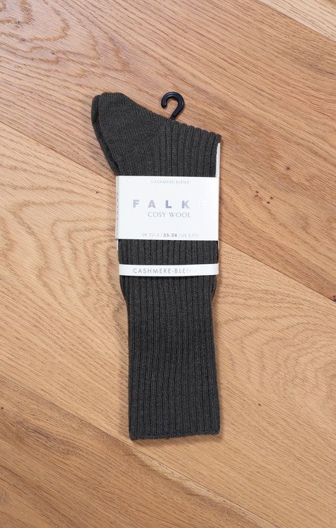 Cosy Wool Boot Socks Military