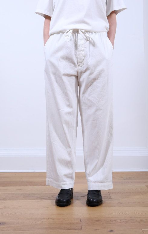 Easy Field Trousers White Denim