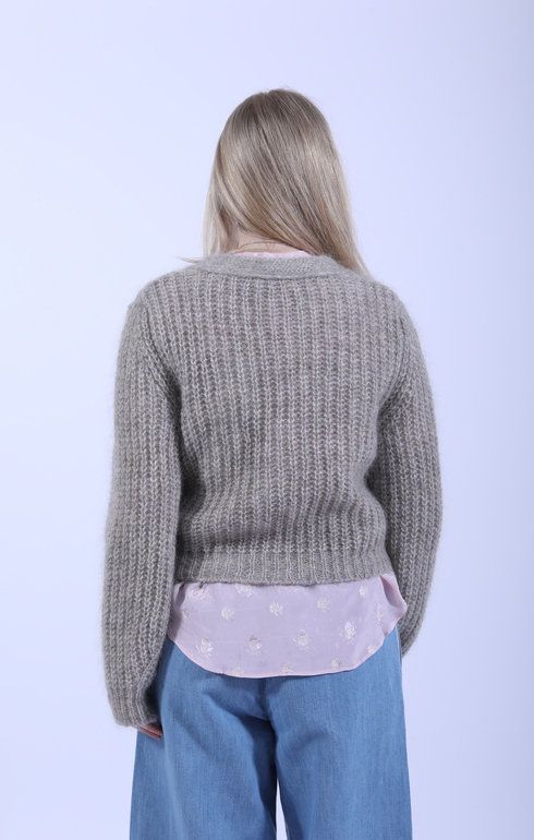Cardigan Wicca Soft Gray